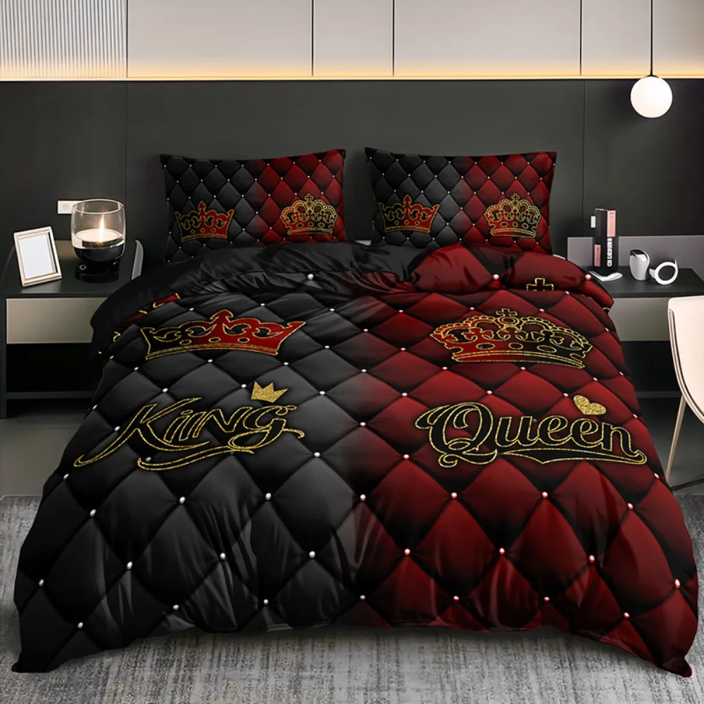 3pcs-black-red-bedding-set-king-queen-rrown-printed-cozy-duvet-cover-set-king-queen-twin-single-size-birthday-gift-bedroom-decor