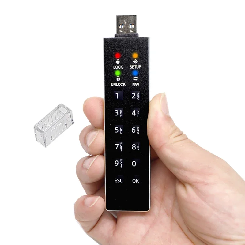 Datage DM81 USB3.1 AES256bit Encrypted M.2 SSD Flash Drive