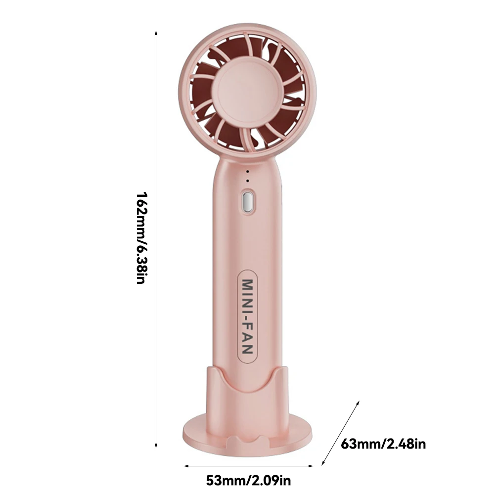Mini ventilateur électrique Portable Turbo, vitesse du vent à trois vitesses, climatiseur de bureau à double usage pour le Camping