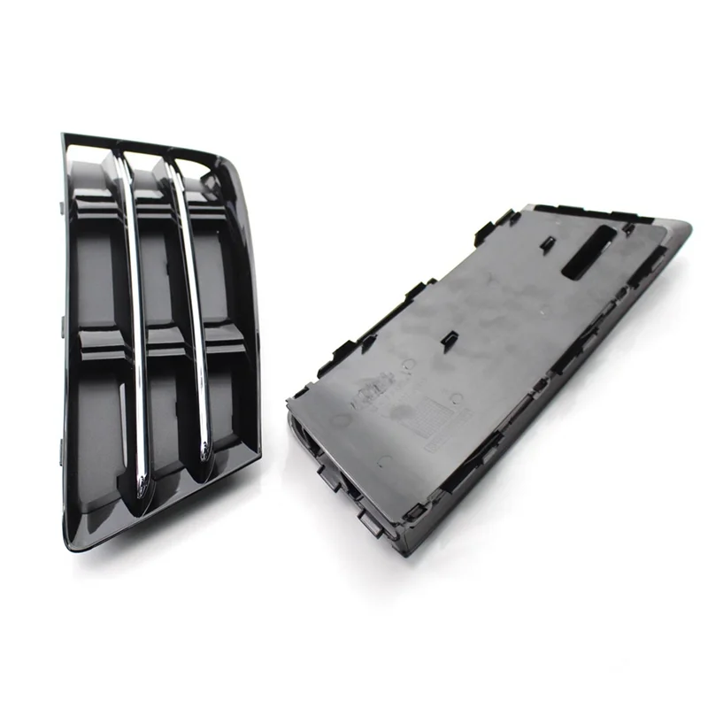 

Fog Lamp Cover Fog Light Grille Grill Front Bumper Chrome Panel For A4 B9 2016-2018 1 Pair 8WD807681 8WD807682