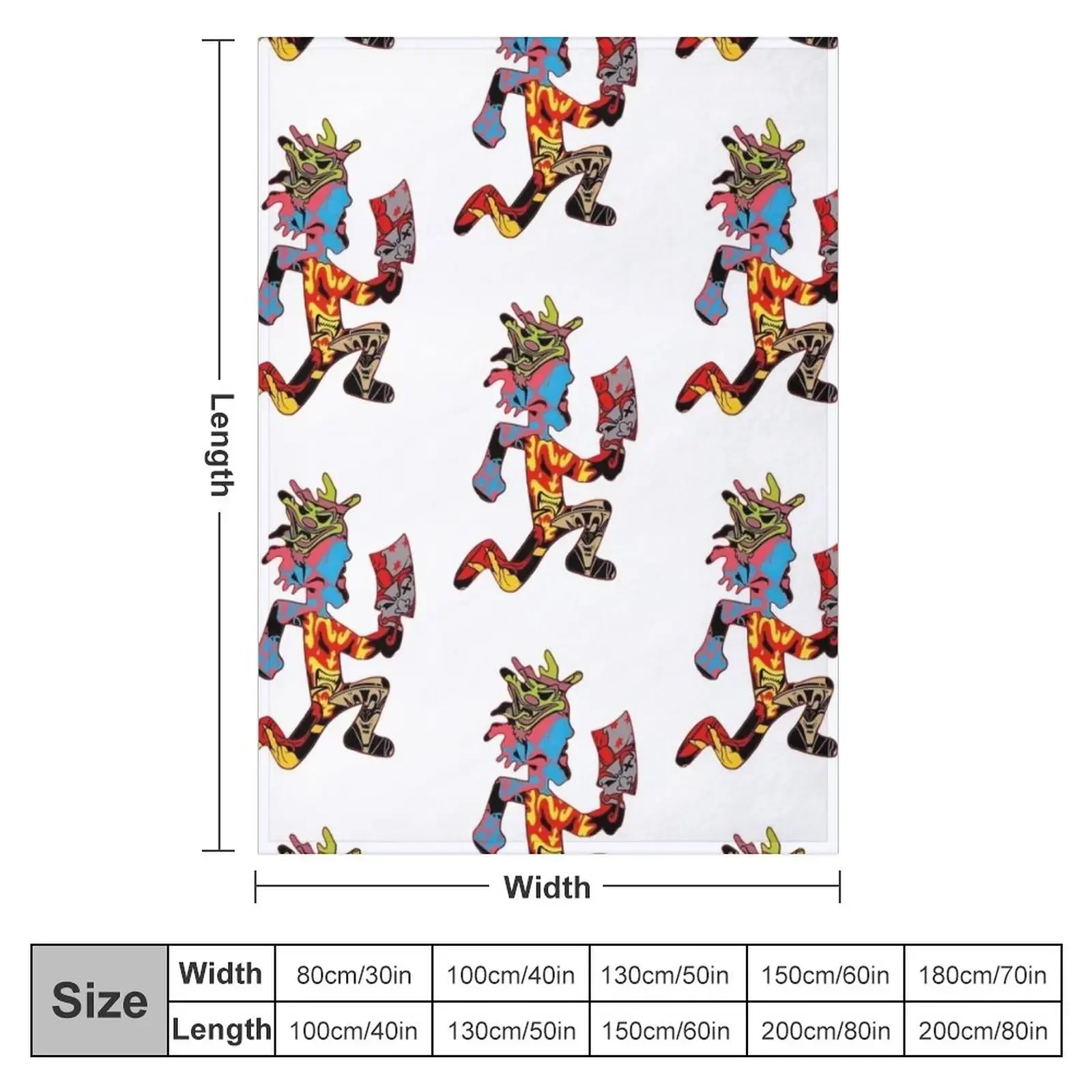 ICP Hatchetman, Joker cards Throw Blanket Sofa Throw Heavy Summer Fashion Sofas Blankets Sofas Of Decoration Flannels Blankets