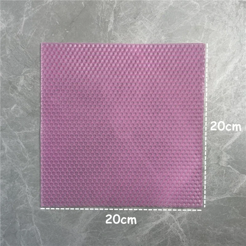 15*20/20x20CM Colored Beeswax Sheet Candle Roll Cushion Handmade DIY Honeycomb Wax Sheet Parent-child Activity Material Package