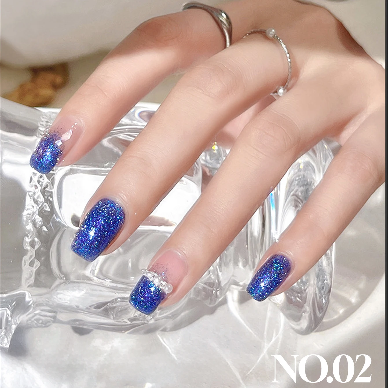 12 مللي 1 قطعة الأظافر البيضاء مبيعا وامض كسر الماس هلام طلاء الأظافر 2025 جديد ديسكو كبير الترتر ضوء ستار طلاء الأظافر #2