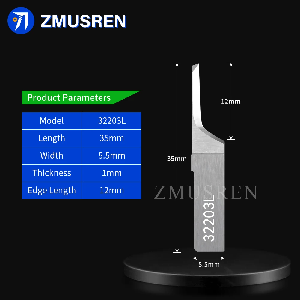 10PCS EMMA Carbide Vibration Blade 32212 32203 32204 32206 32203L RUIZHOU AOL RUKING ATOM GBOS GS TTY Oscillation Cutting Knife