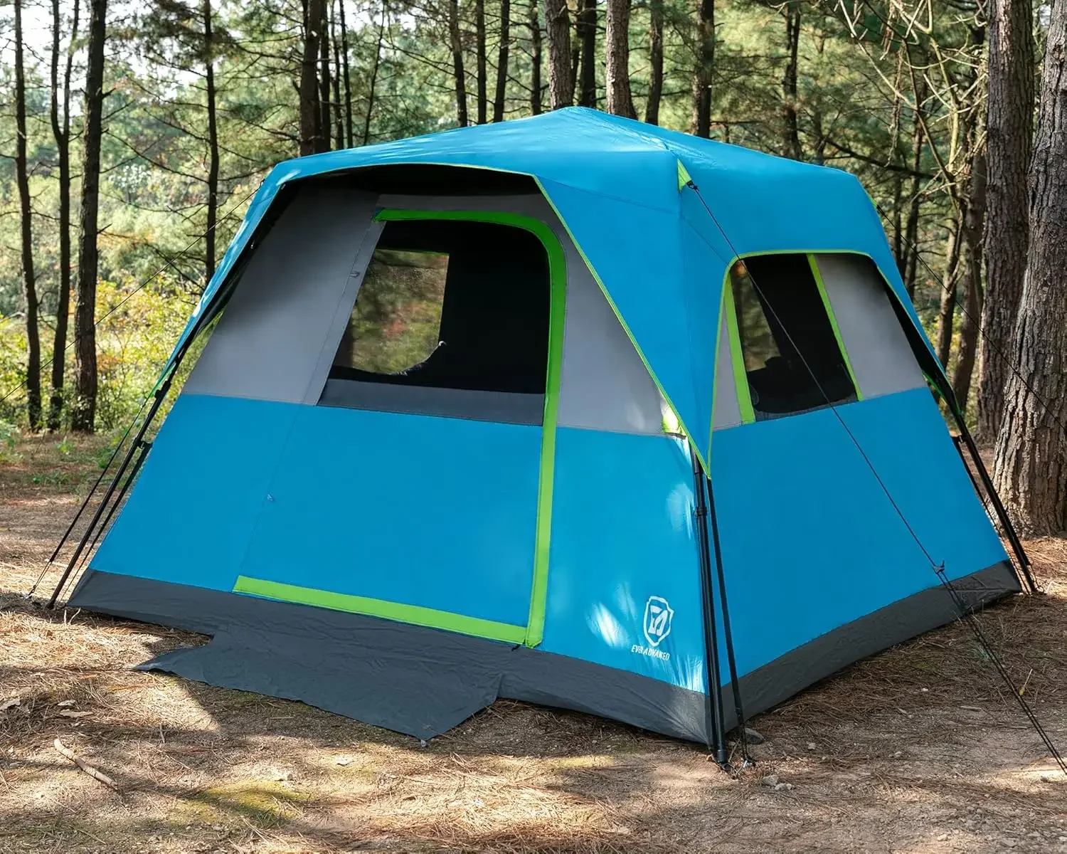 6 Person Camping Tent, Blackout Design Tent for Camping Instant Cabin Tents for Family with Rainfly