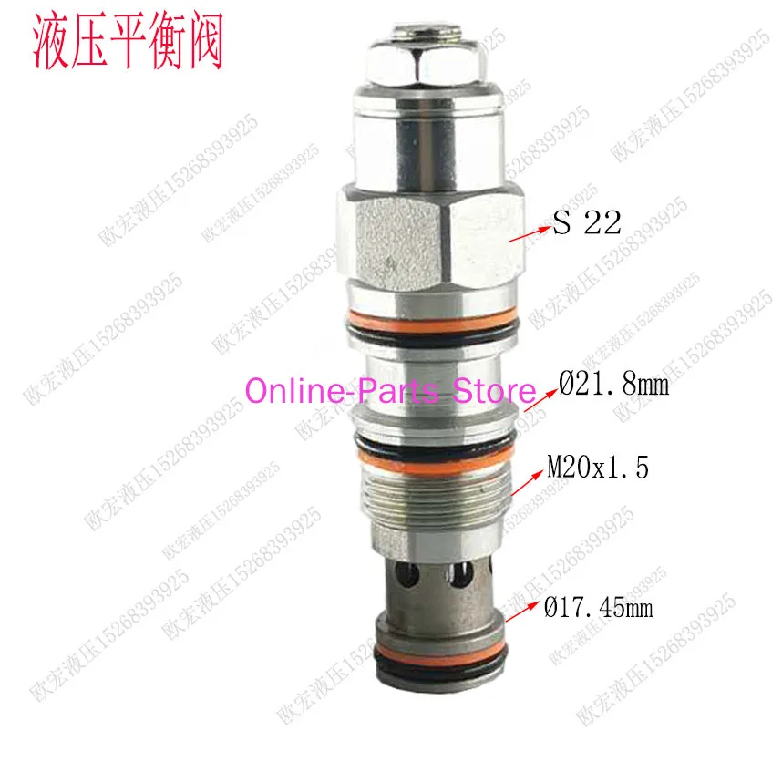 

Hydraulic Balance Valve CBCA Excavator Accessory Oil Cylinder Balance Valve Core Crane CBCG Pressure Valve CBCH-LHN