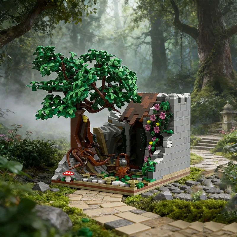 1087 PCS Star Battle RangerHideout MOC Aanpasbare Modulaire Bouwblokken Simpel Model Kinderen Creatief Ontwerp DIY Montage Speelgoed Cadeau