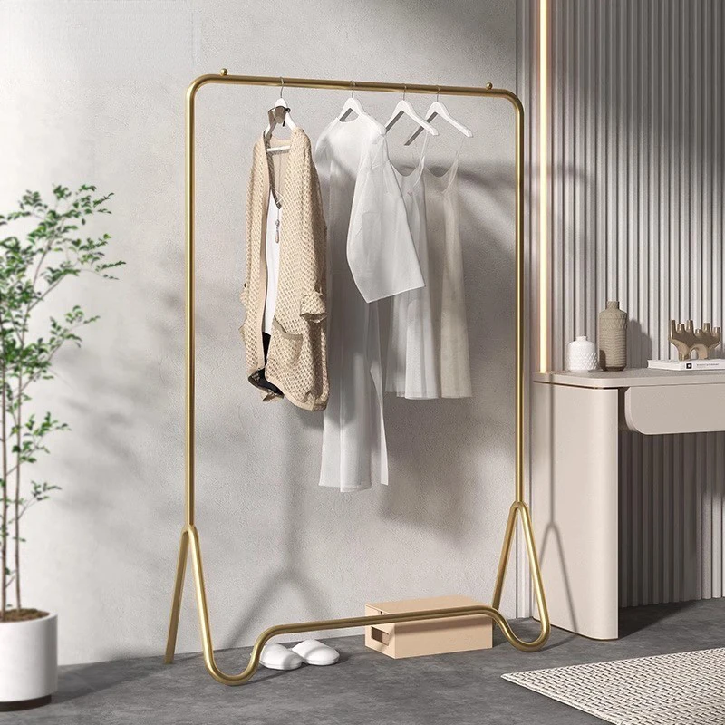 

Household Hangers High-Grade Clothes Rack Bedside Clothes Rack Coat Rack Bedroom Floor Light Luxury