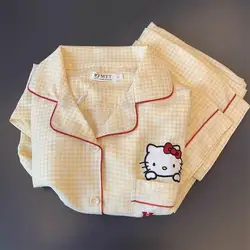 2024 Kawaii Sanrio Hellokitty Loopy Little Beaver Chiikawas Fujiya Pajamas Long Sleeved Pants Friend Gift Birthday Gift for Girl