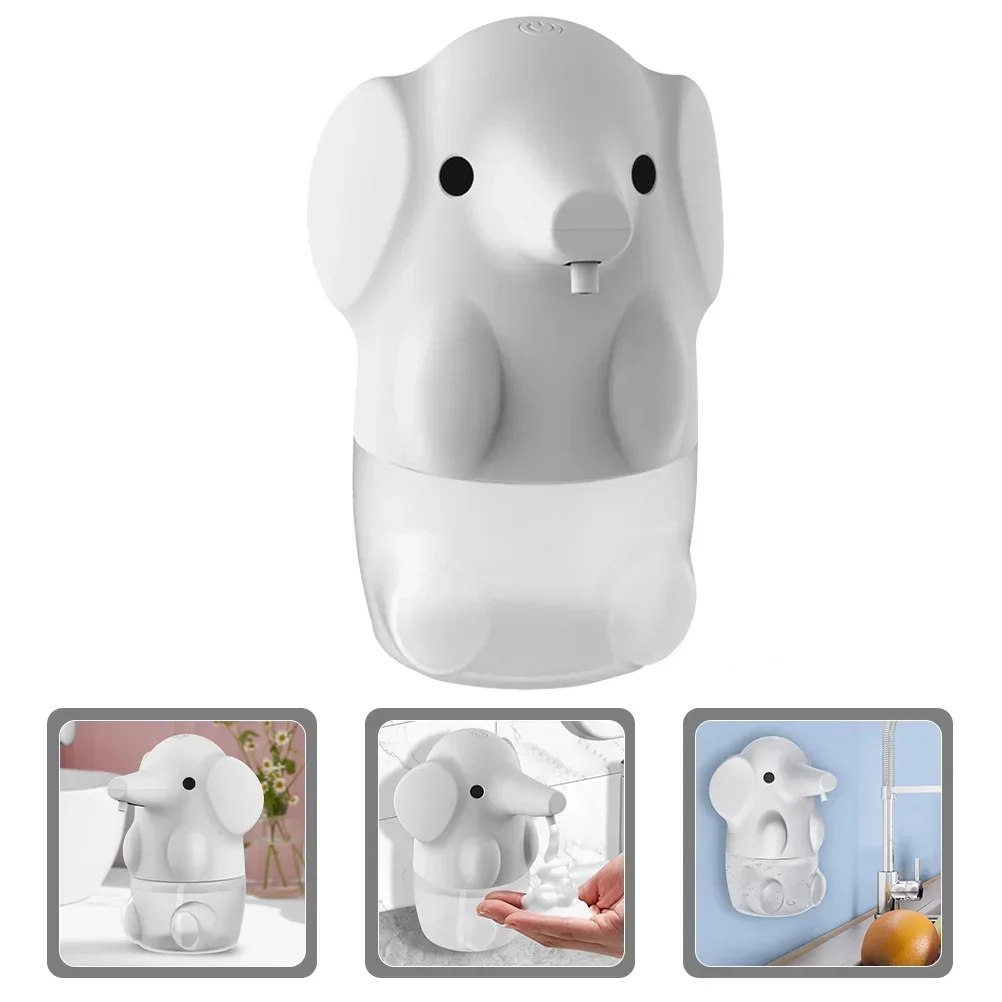 Elephant Soap Dispenser USB Charging Children\'s Desktop Charging Cute Bathroom Accessories Shampoo Bottles Travel Dispensers