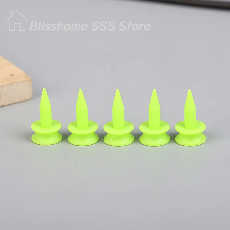 【S】50Pcs/Pack Professional Golf Tees 25MM 0.98' Castle Green Golfer Accessory Plastic Golf Tees Perfect For Teeing The Ball