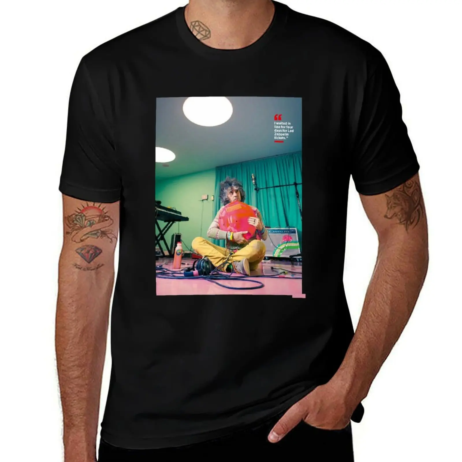 

Flaming Lips T-Shirt Casual Trendy Short Sleeve T-Shirt