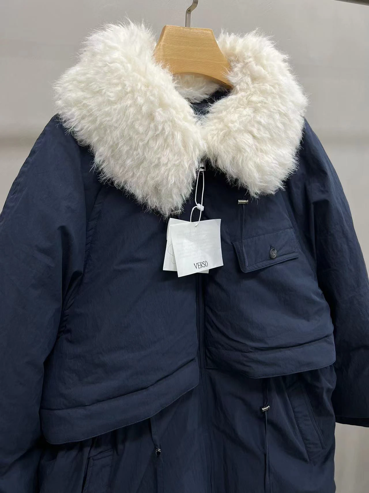 Chaqueta Acolchada con Plumón y Cuello de Piel, Chaqueta de Invierno para Mujer, Estilo Informal, Ligera, para Ir al Trabajo