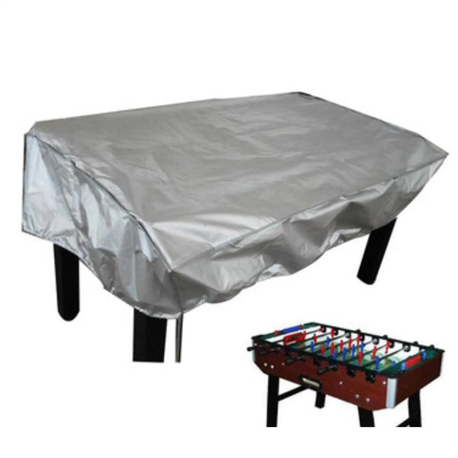 

Drawstring Foosball Table Cover Waterproof Dustproof Protector Resistant Oxford Cloth for Home Patio Furniture