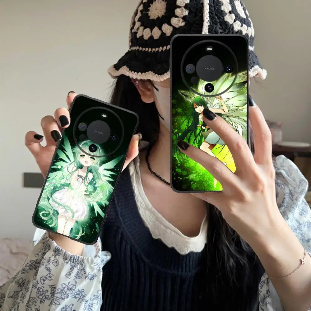 Saya no Uta حافظة هاتف محمول لهاتف هواوي ميت 60 50 40 30 20 10 Pro Plus Lite E 5G غطاء طباعة ملون غطاء فاخر للهاتف الذكي
