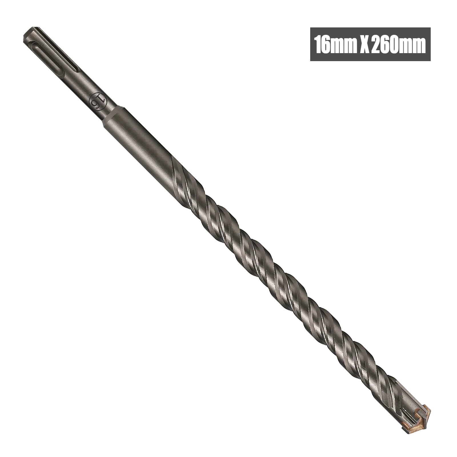 1 Stück Beton SDS Plus 6-25mm Bohrer Kreuzschneidkopf Doppelbohrer Hammer 260mm Wand Ziegel Block Elektrohammer Mauerwerkbohrer – Detail 14