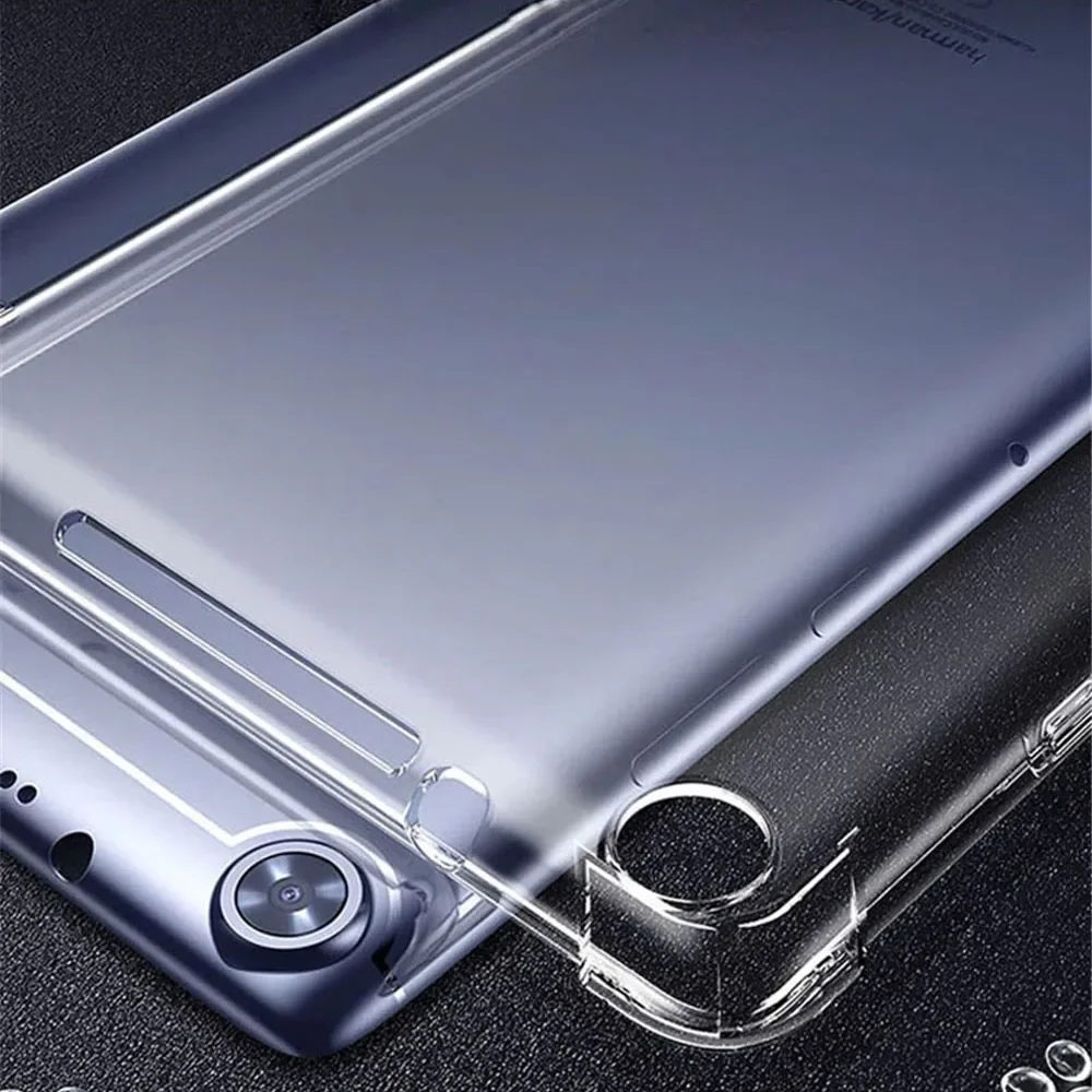 

Для Huawei MediaPad MatePad Pro T3 T5 T8 M3 M5 M6 Lite 7.0 8.0 8.4 10.1 10.4 10.8 Прозрачный противоударный силиконовый чехол