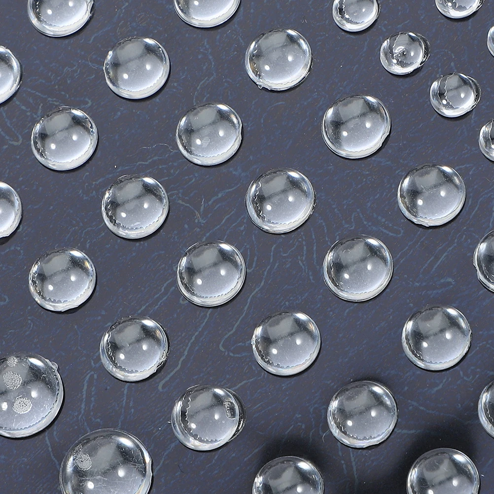 

4 Sheets Self-Adhesive Clear Realistic Water Droplet Embellishment for Crafting Phone Case Manicure Decoration