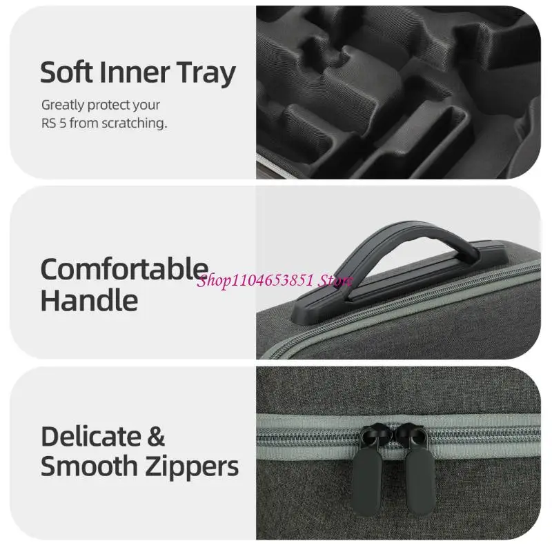 Storage Box For RS5 Video Stabilizer And Components Carrying Case Soft Interior Pad
