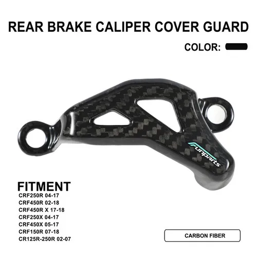 

Motorcycle Carbon Fiber Rear Brake Caliper Cover Guard For Honda CR125R-250R CRF250R CRF450R CRF450RX CRF250X CRF450X CRF150R