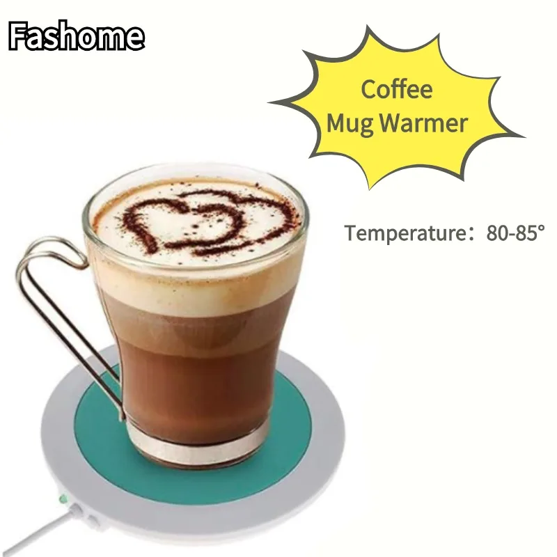 

Mini Coffee Mug Heater USB Heating Pad Electric Milk Tea Water Thermostatic Coasters Cup Warmer For Home Office Desk DC 5V