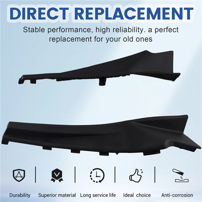 

AUTO 668949NB0A 668959NB0A Fender Cover Trim Cowl Extension Front Windshield Wiper Cowl Cover Trim Wiper Cowl Air Guide Seal Cov