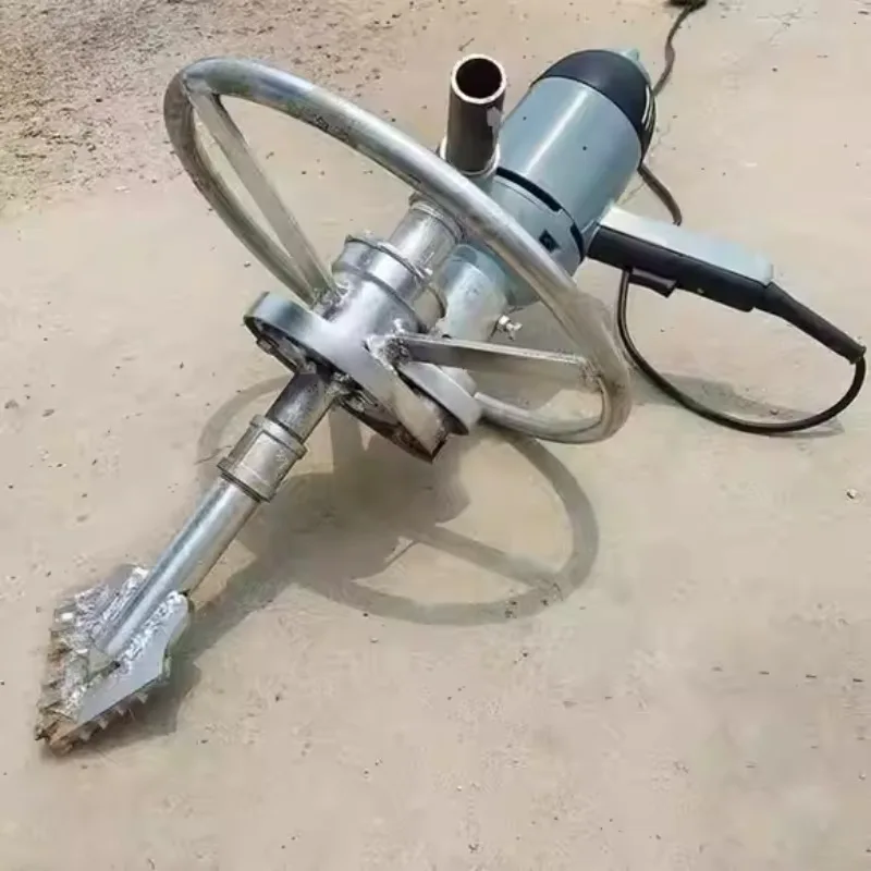 Handheld Electric Drilling Machine for Agricultural Use Lightweight and Small Water Well Drilling