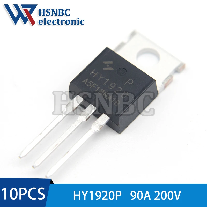 10Pcs/Lot HY1920P HY1920 TO-220 90A 200V N-Channel Power MOSFET Transistor 100% New Original