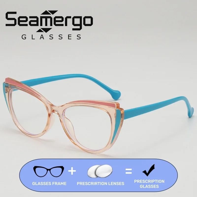 seamergo-vintage-cat-eye-anti-blue-light-prescription-glasses-women-customized-presbyopia-myopia-optical-lenses-with-recipe