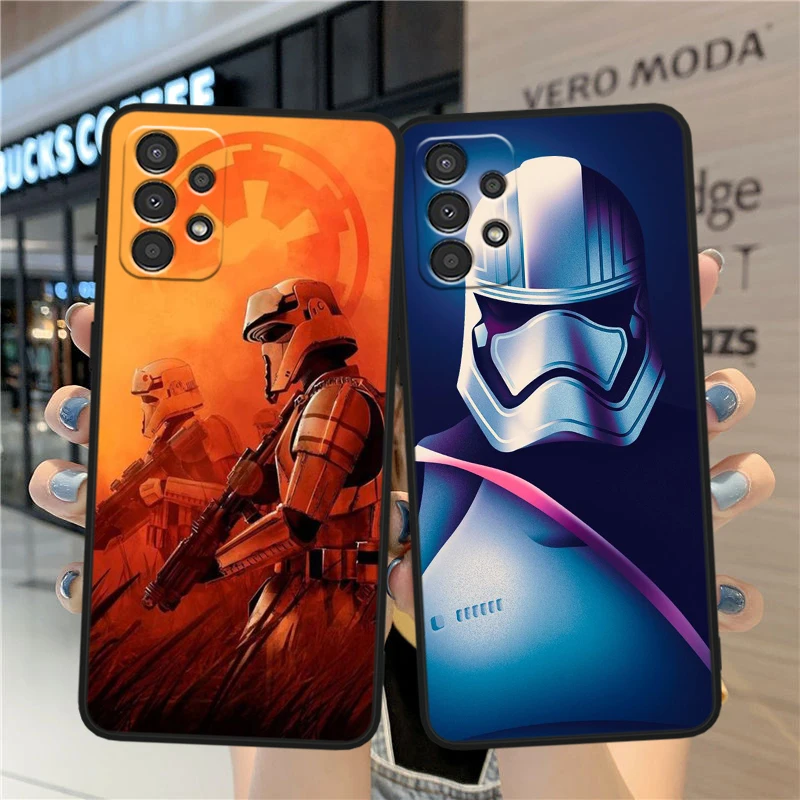 Jedi Knight S-tar W-ars Art For Samsung A90 A80 A70S A60 A50S A40 A30S A20E A20S A10S Silicone Black Phone Case