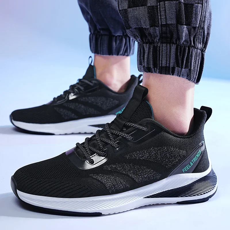 Summer Mesh Running Shoes for Men Breathable Sports Jogging Shoes Outdoor Ultralight Sneakers Men Walking Shoes Male Footwear