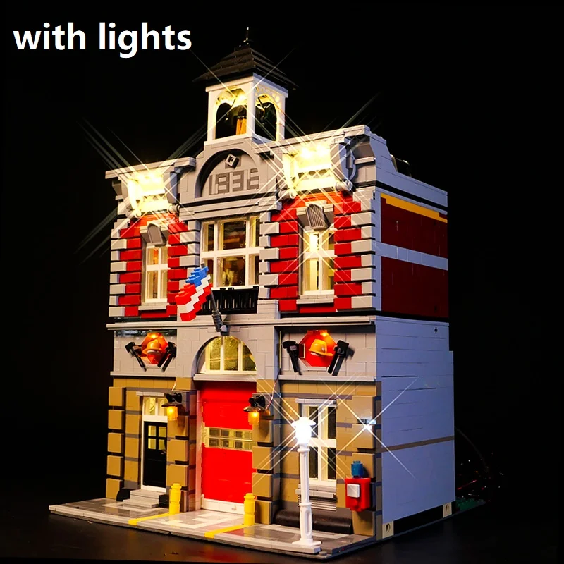 Modular Buildings 2231PCS Fire Brigade 15004 Building block bricks toys for children Creator Expert architecture