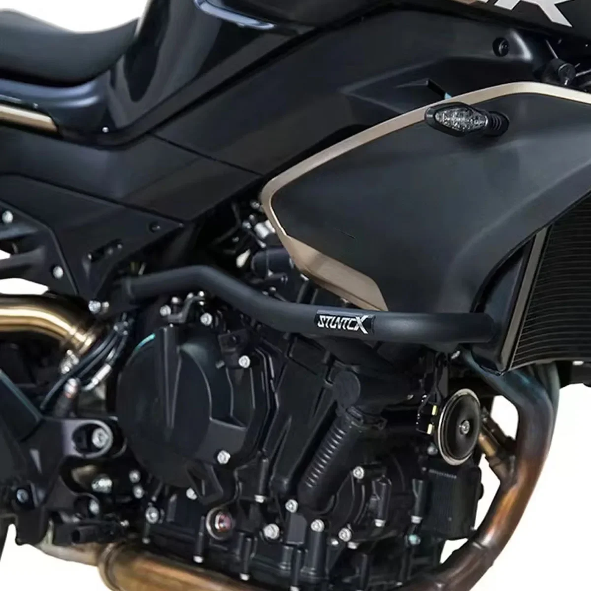 Motorcycle bumper anti drop bar protective frame modified with spring buffering competitive bar FOR CFMOTO 800NK NK800 NK 800