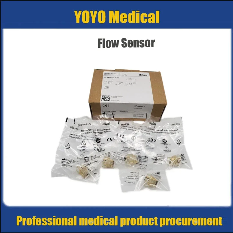 

For Drager Babylog8000\VN500 Flow Sensor 8410179 Neonataler Flowsensor 5pcs/box