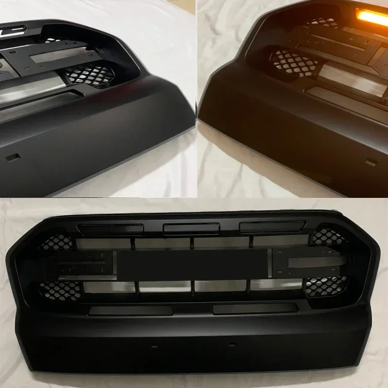 Parrillas de carreras para Ranger T7 Raptor Wildtrak MK3 Grill Xl Xlt 2015 2016 17 2018 cubierta automática parrillas delanteras de carreras A 153000622