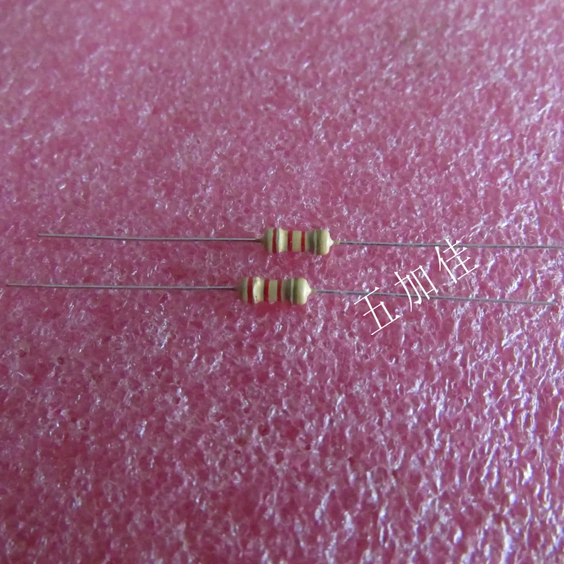 10-100 peças 222J 2201 2.2K 1/4W 0.25W 5% resistor de filme de carbono com anel de cores