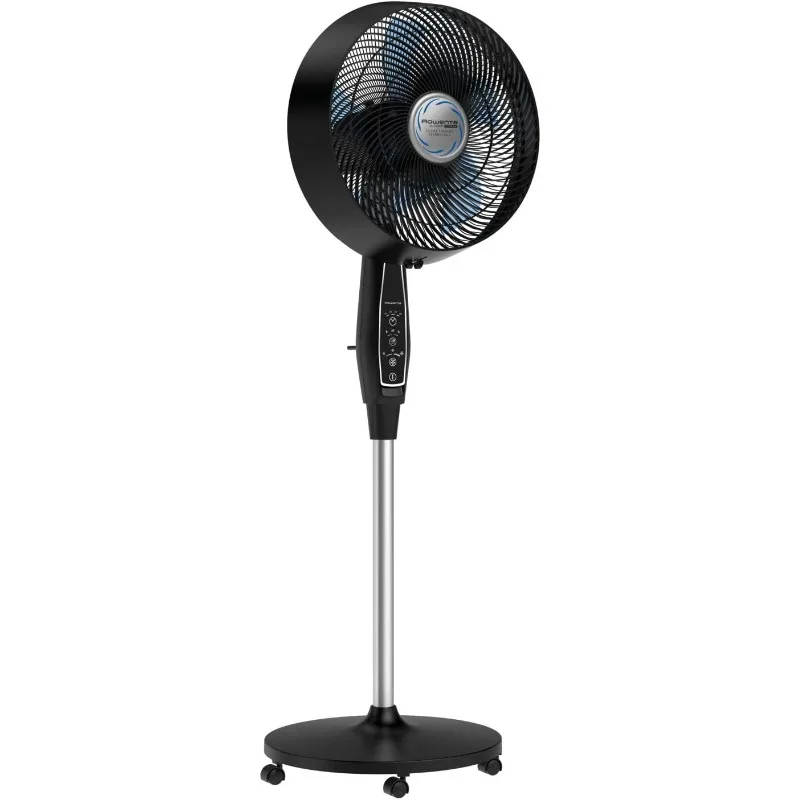 

Rowenta, Pedestal Fan, Extreme Outdoor Fan with Remote, 65 Inches, Ultra Quiet Fan,Oscillating,Portable,3 Speeds,Digital Control