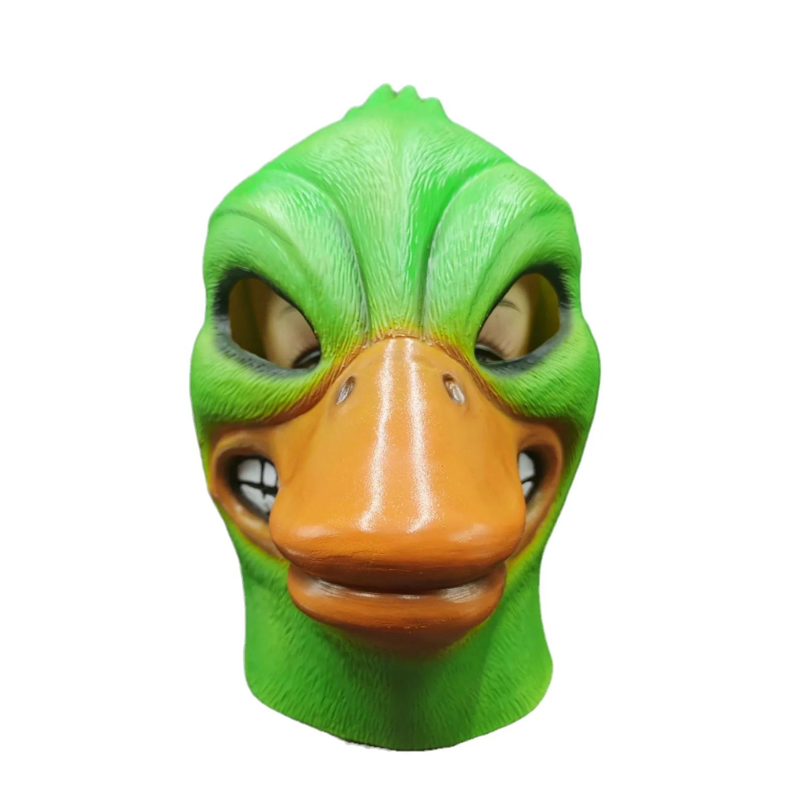 

Angry Duck Хэллоуин вечерние косплей латексная маска Лидер продаж новый головной убор с животными маска ужасов тушь для ресниц аксессуары для косплея
