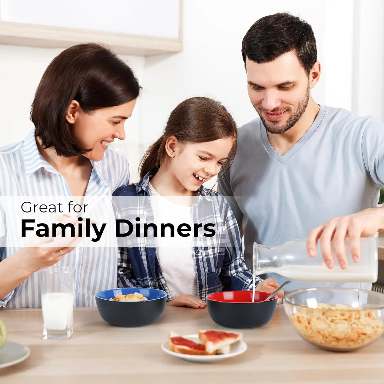 خدمة مكونة من 6 أطباق/مجموعة أواني طعام من الخزف الحجري - بما في ذلك الأطباق والأوعية والأكواب - آمنة للاستخدام في الميكروويف وغسالة الأطباق - Le PaPill