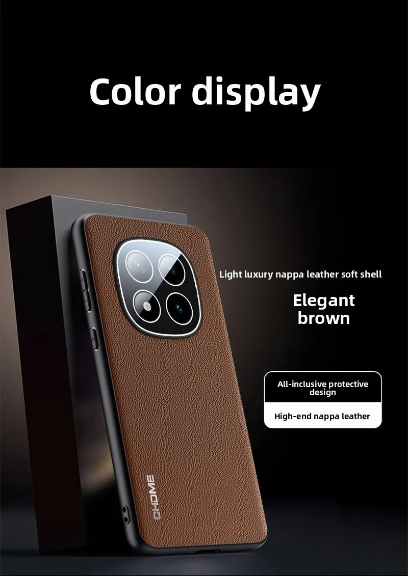 Handyhülle für Xiaomi Redmi Note 14 13 Pro Plus 5G Coque Leder Silikon Weich für Redmi Note 15 Pro+ Kameraschutz-Cover – Detail 11