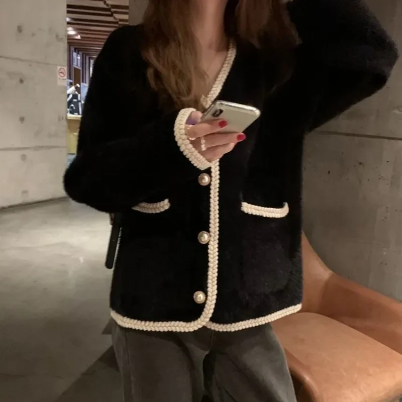 Jackets Women Fashion Autumn Elegant All-match Pockets Long Sleeve Chic Cozy Feminine Korean Style Lady Popular Casual Simple