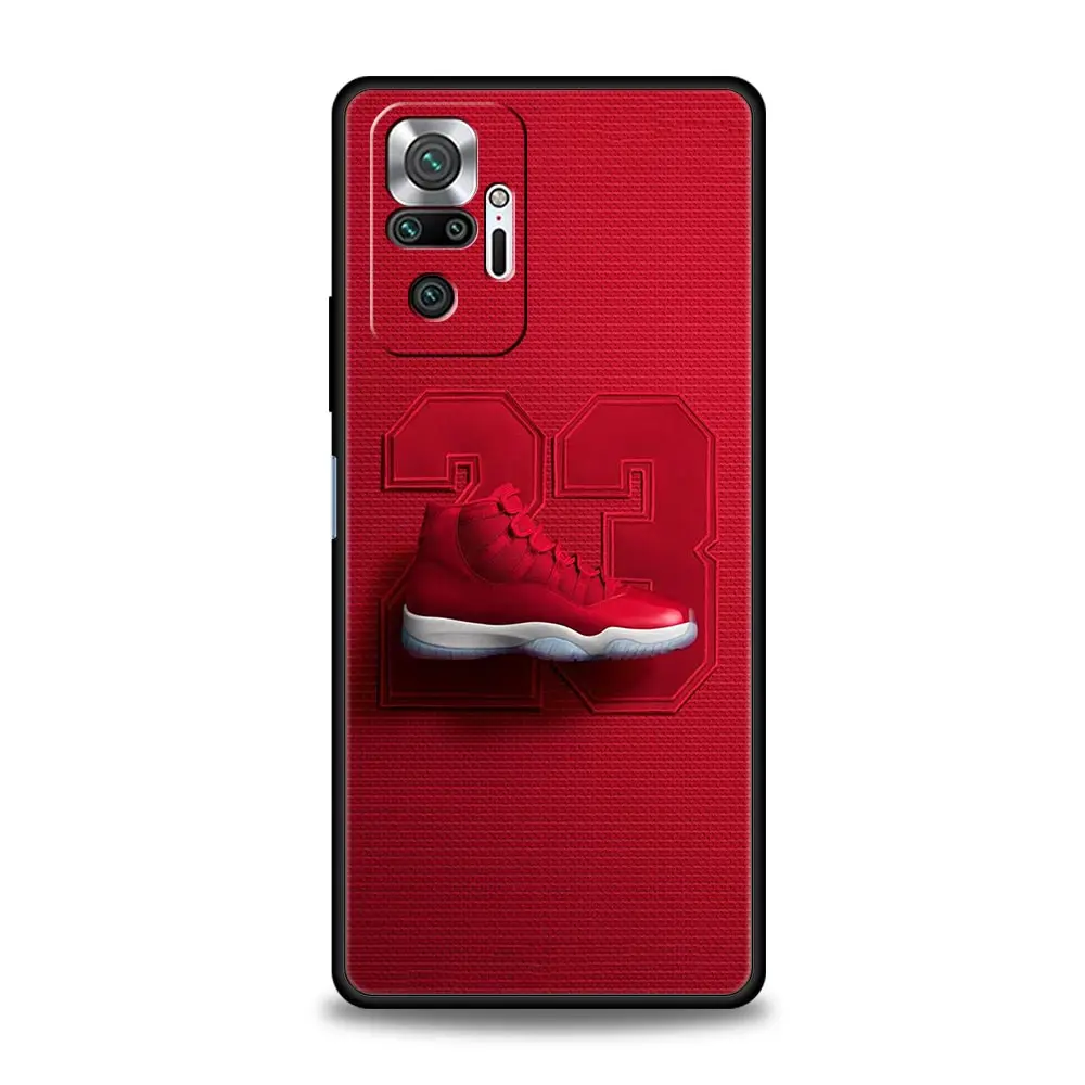 Basketball Basket Sports Phone Case For Xiaomi Redmi Note 14 13 5G 10 11 12 Pro Plus 4G 14C 13C 12C 10C Black Cover
