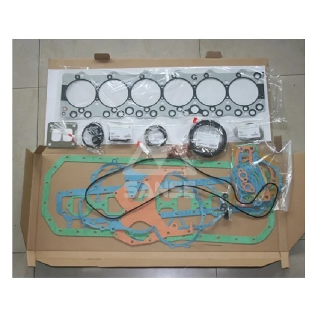 Good Price Diesel 6BG1T Head Gasket 6BG1T gasket kit And Full Gasket Set For ZX125W Machine