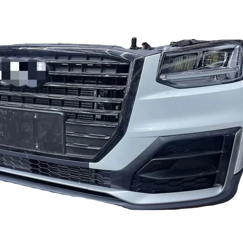 High Quality for   Q2 &  Complete Front Bumper Body Kit Durable Carbon Plastic Includes Headlights Popular Upgrade Car Parts
