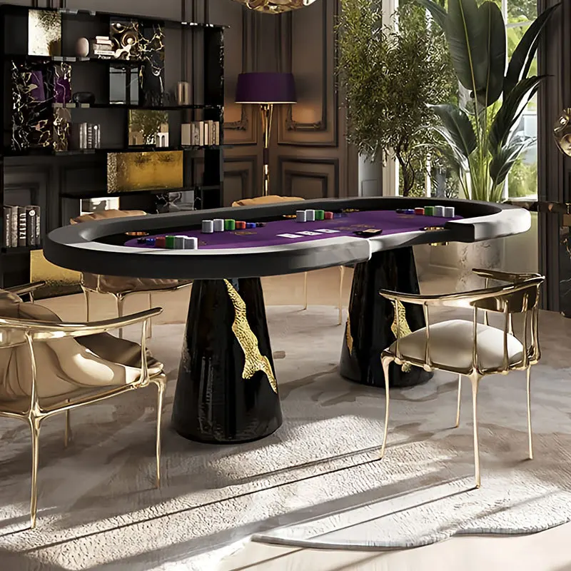 Light luxury solid wood table Italian design villa luxury high-end club art game chess table