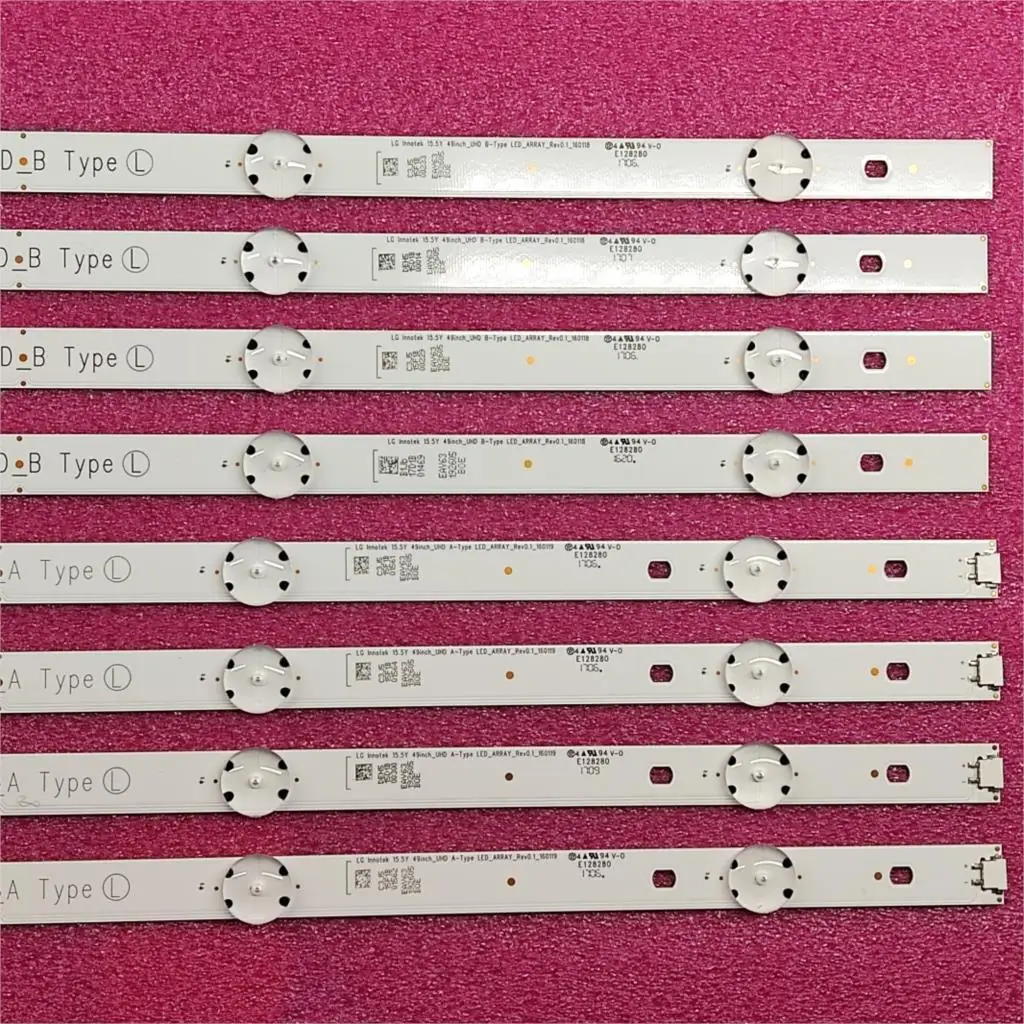 Led Backlight Strip 49UH603V 49UH61_UHD_A Type + 49UH61_UHD_B Type Voor Lg Innotek 15.5Y 49Inch 49UH61_UHD_A/B Type_Rev0.1_160118