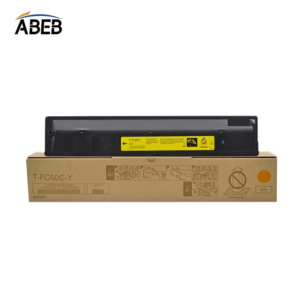 1 Uds T-FC50C cartucho de tóner de Color para Toshiba e-studio 2555C 3055C 3555C 4555C 5055C polvo de tóner de alta calidad