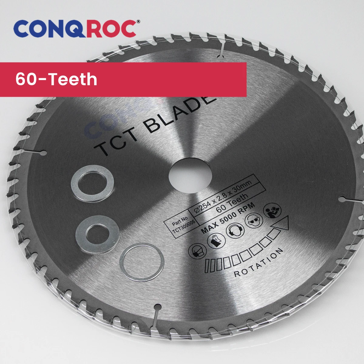 Lama per sega circolare TCT 254x30mm lama per sega con punta in metallo duro a 60 denti per la lavorazione del legno