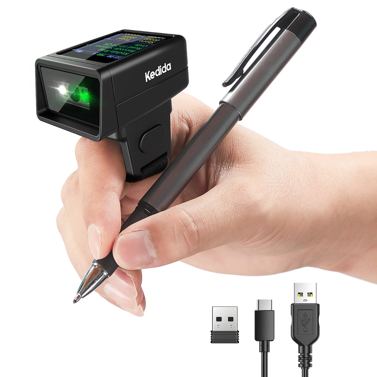 2D Ring Barcode Scanner mit Display: Der praktische Helfer für den Alltag im Lager und im Einzelhandel