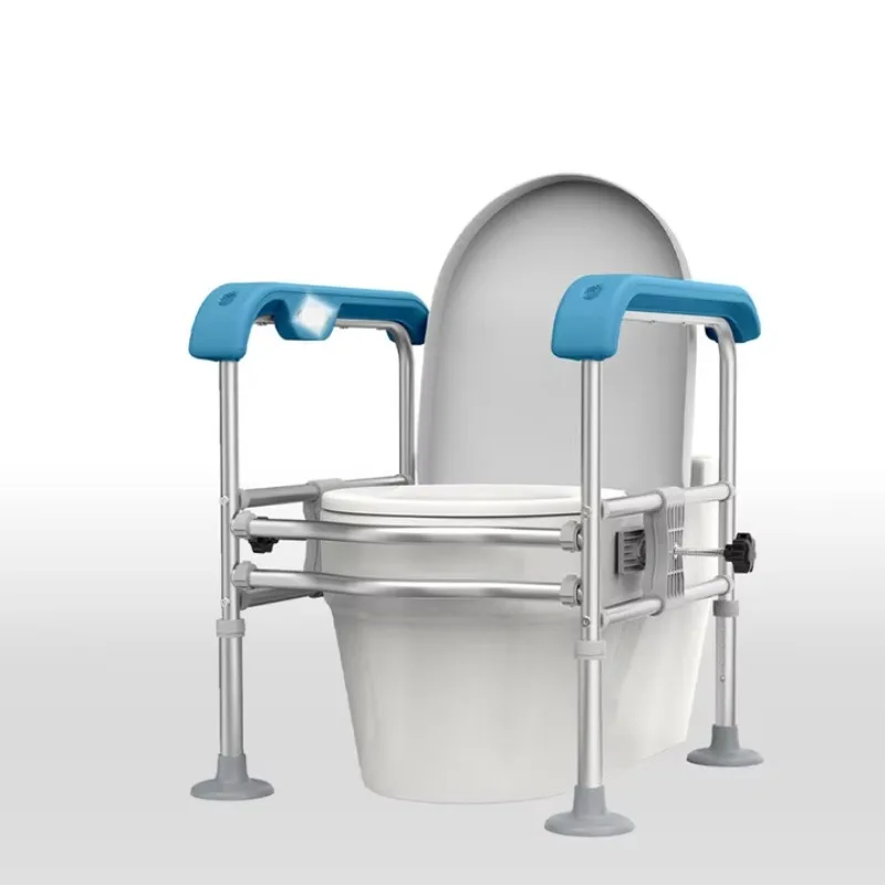 Tecforcare Raised Toilet Seat With Handles For Elderly Toilet Seat Risers For Senior With Adjustable Padded Arms Bataroom Safety